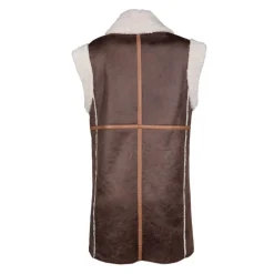 Online Gilet sans manche zippé effet mouton similicuir Femme Femme Pull, Gilet, Sweat