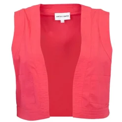 Sale Gilet sans manches coton karo couleur unie Femme Femme Pull, Gilet, Sweat