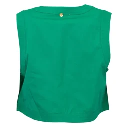 Online Gilet sans manches coton karo couleur unie Femme Femme Pull, Gilet, Sweat