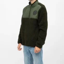 Discount Gilet sherpa frontignan semi zippé Homme Homme Pull, Gilet, Sweat