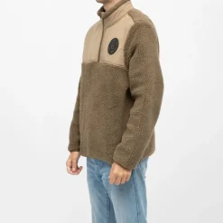 Hot Gilet sherpa frontignan semi zippé Homme Homme Pull, Gilet, Sweat