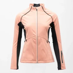 New Gilet technique softshell avec zip col cheminée Femme Femme Veste, Doudoune, Manteau