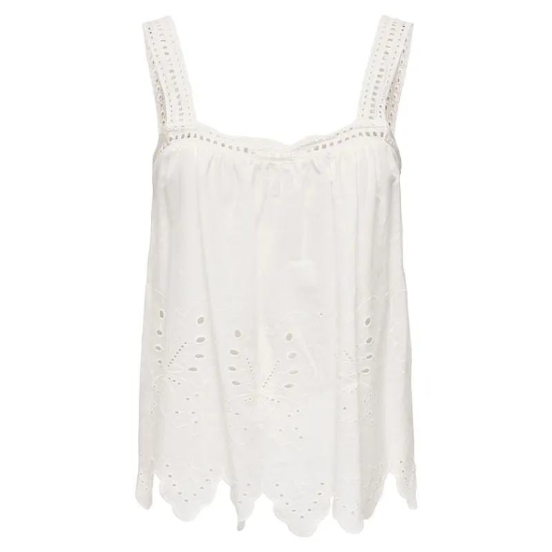 New Haut avec broderie anglaise Nomelle black Femme Femme Haut, Chemise