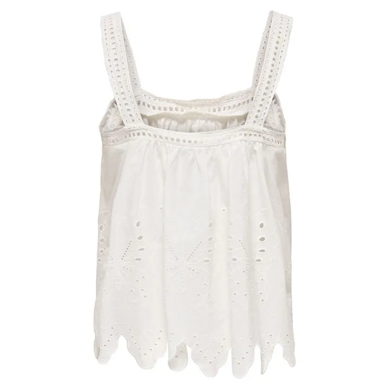 New Haut avec broderie anglaise Nomelle black Femme Femme Haut, Chemise