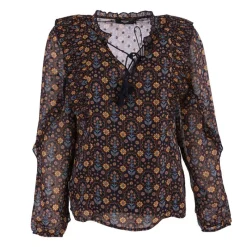 New Haut blouse armilla bordeaux imprimée Femme Femme Haut, Chemise