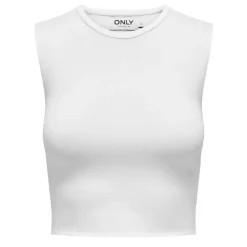 Haut court sans manches col rond Femme Femme Haut, Chemise