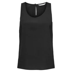Hot Haut débardeur col rond bouton droit Femme Femme Haut, Chemise