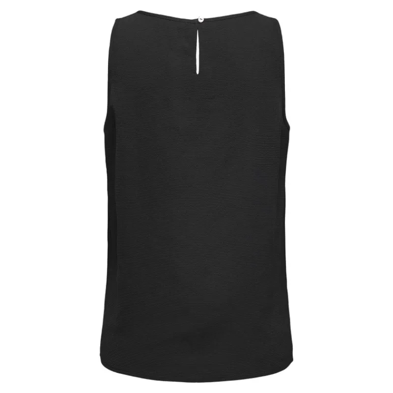 Hot Haut débardeur col rond bouton droit Femme Femme Haut, Chemise