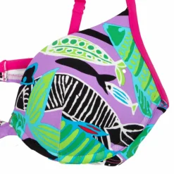 Clearance Haut de maillot de bain balconnet motif poissons Femme Femme Maillot De Bain