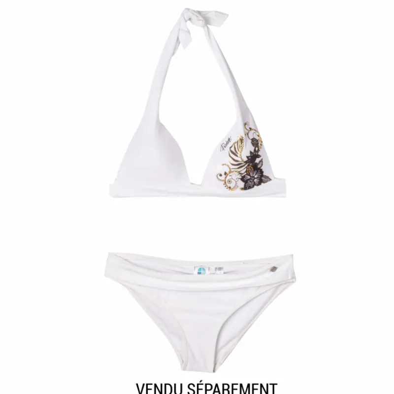 Sale Haut de maillot Stiletto avec motif à fleur Femme Femme Maillot De Bain