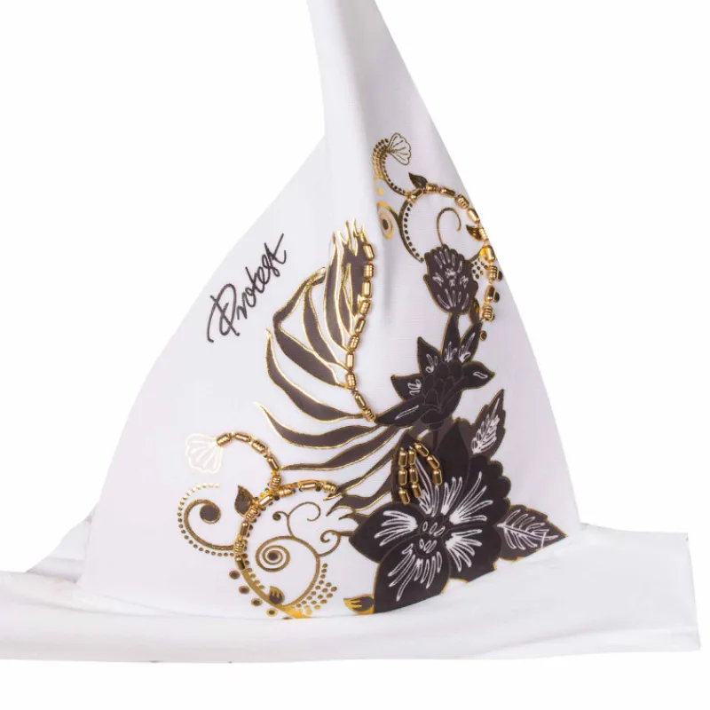 Sale Haut de maillot Stiletto avec motif à fleur Femme Femme Maillot De Bain