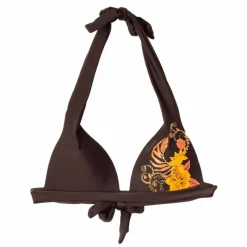 Hot Haut de maillot Stiletto avec motif à fleur Femme Femme Maillot De Bain