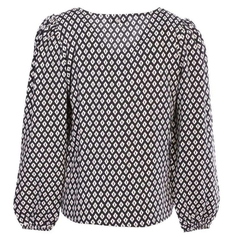 Sale Haut etania graphique et blanc Femme Femme Haut, Chemise