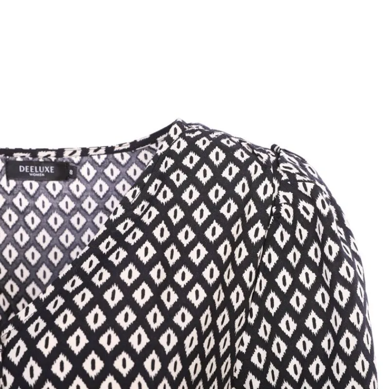 Sale Haut etania graphique et blanc Femme Femme Haut, Chemise