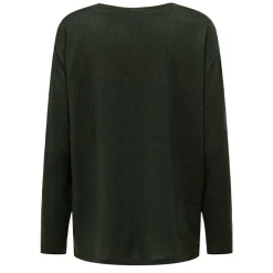 Discount Haut fluide manches longues col rond Femme Femme Haut, Chemise