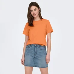 Hot Haut manches courtes Pisa col rond 100% coton cloud dancer Femme Femme Haut, Chemise