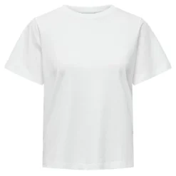 Clearance Haut manches courtes Pisa col rond 100% coton cloud dancer Femme Femme Haut, Chemise