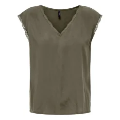 Discount Haut manches courtes selina kalamata col v Femme Femme Haut, Chemise