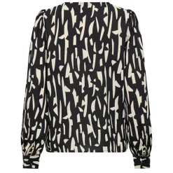 Clearance Haut manches longues col v regular fit Divya sanshelle Femme Femme Haut, Chemise