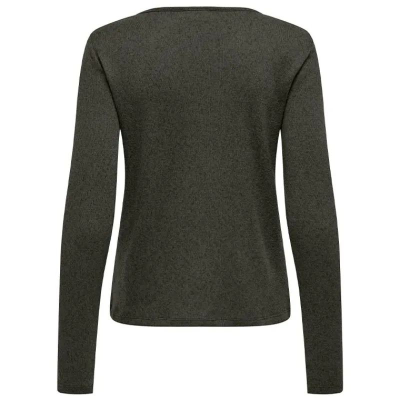 Outlet Haut manches longues dentelle décolleté Femme Femme Haut, Chemise