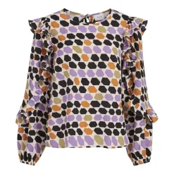 Best Haut ml vifisker l/s frill top /rx 14079871 Femme Femme Haut, Chemise