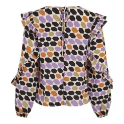 Best Haut ml vifisker l/s frill top /rx 14079871 Femme Femme Haut, Chemise