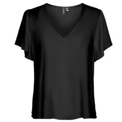 New Haut fluide manches courtes à volants Femme Femme Haut, Chemise