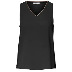 New Haut sans manches col V doré Femme Femme Haut, Chemise