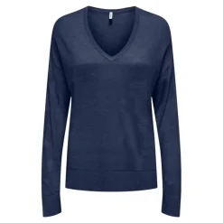 Best Haut vienna manches longues en maille col V Femme Femme Haut, Chemise