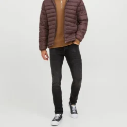 Jean à boutons black denim glenn taille basse Homme Homme Jean