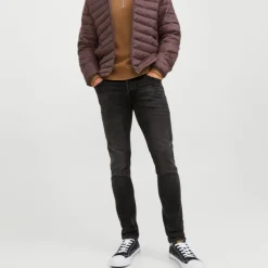 Jean à boutons black denim glenn taille basse Homme Homme Jean