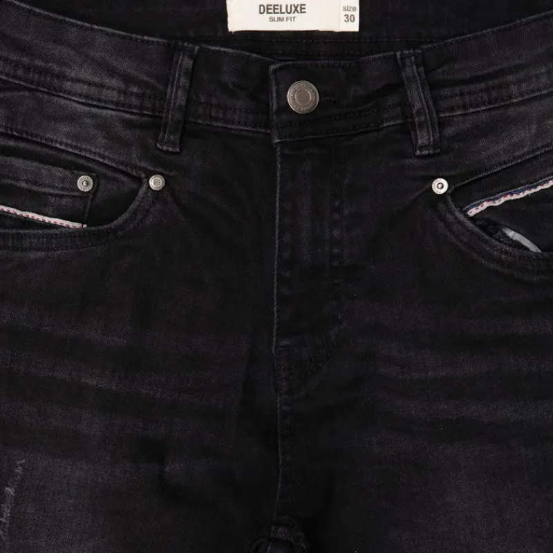 Sale Jean black destroy slim caesar Homme Homme Jean