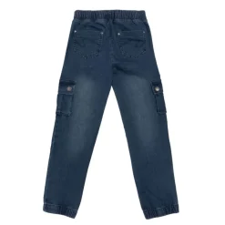 Best Jean cargo denim brut effet délavé fille Enfant Enfant Jean, Pantalon