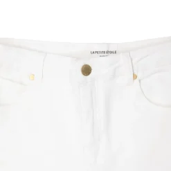 Discount Jean denim à ourlets avec motif éthnique Femme Femme Jean