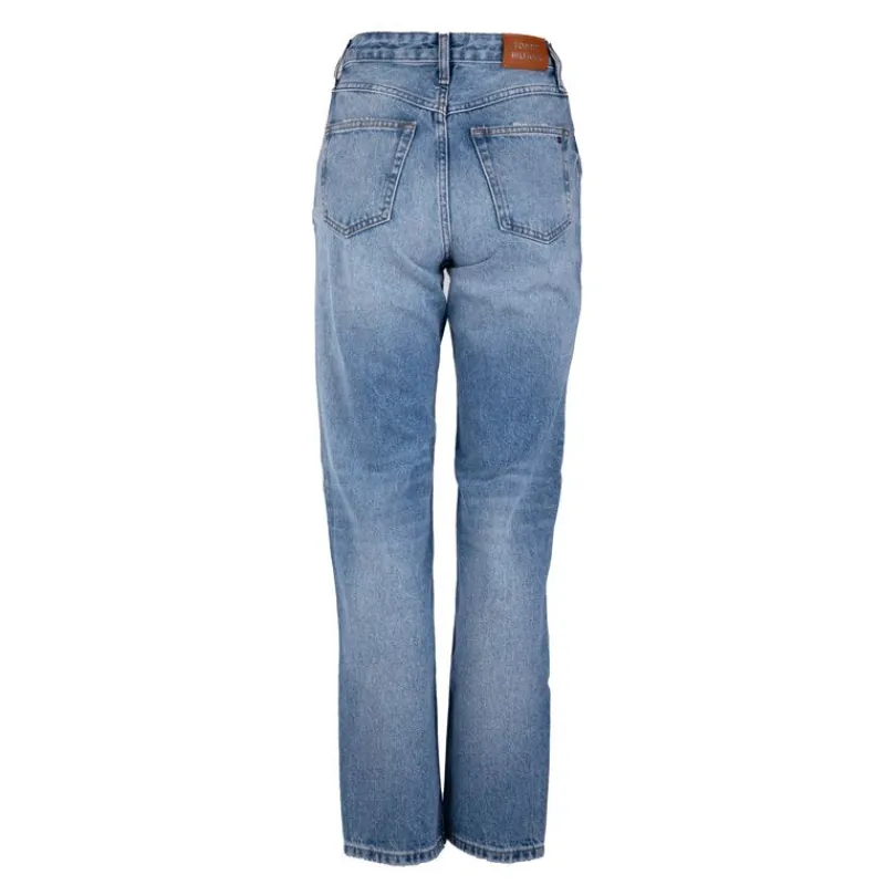 Sale Jean denim effet déchiré regular Femme Femme Jean