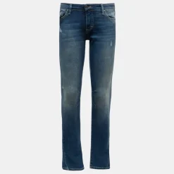 Online Jean denim brut délavé taille basse Femme Femme Pantalon|Jean