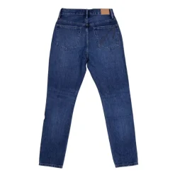 Online Jean droit bleu olivia coton bio Femme Femme Jean