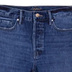 Online Jean droit bleu olivia coton bio Femme Femme Jean