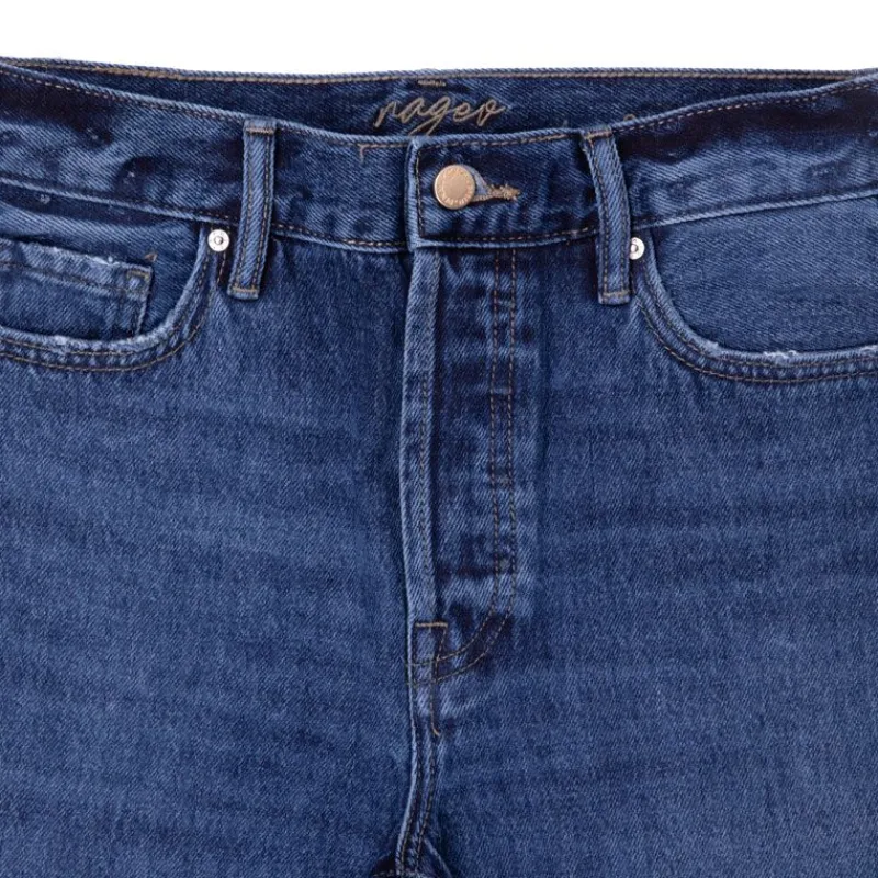 Online Jean droit bleu olivia coton bio Femme Femme Jean