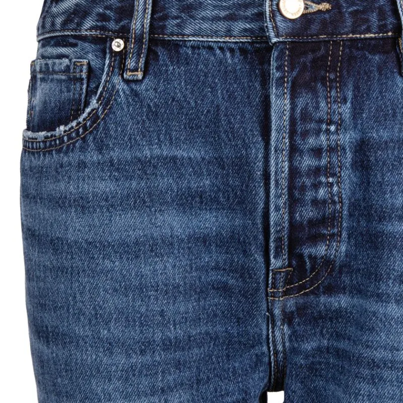 Online Jean droit bleu olivia coton bio Femme Femme Jean