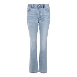 Online Jean droit bleu olivia coton bio Femme Femme Jean