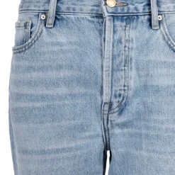 Online Jean droit bleu olivia coton bio Femme Femme Jean