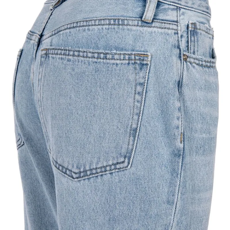 Online Jean droit bleu olivia coton bio Femme Femme Jean