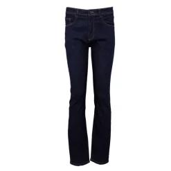 Outlet Jean foncé Mexico avec surpiqures jaunes Homme Homme Jean