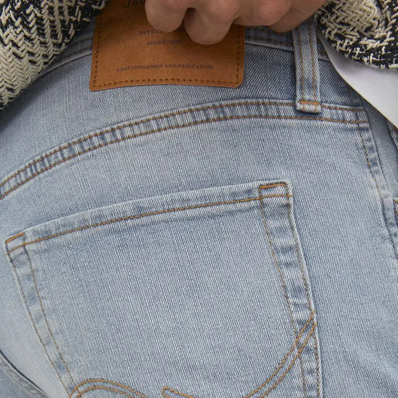 New Jean Glenn délavé taille basse Homme Homme Jean