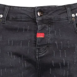 Hot Jean gris à strass Femme Femme Jean