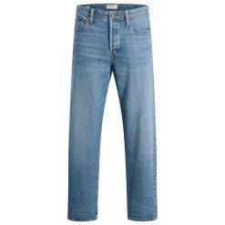 Outlet Jean loose Eddie blue denim taille haute Homme Homme Jean