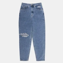 Discount Jean mom fit avec trous Femme Femme Jean