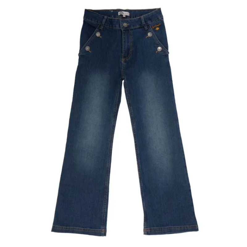 Online Jean regular brut délavé Danna Enfant Enfant Jean, Pantalon