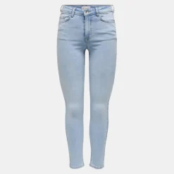 Outlet Jean skinny denim fermeture à boutons Femme Femme Jean